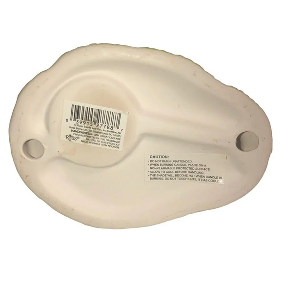 Vintage RUSS BERRIE Glitter Glam Easter Bunny Houses Votive Candle Holder Set 3 - Picture 9 of 9